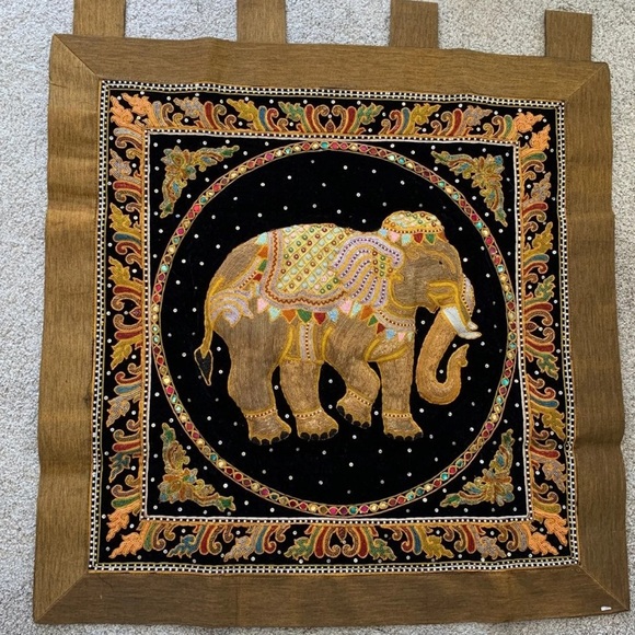 Wall Hanging Elephant Handmade Kalaga - Picture 4 of 12